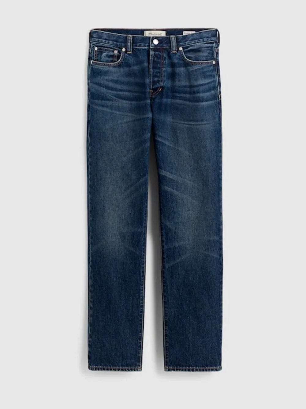 NWT Madewell The 1991 Straight-Leg Jean in Japanese Denim Fairside Wash 38x32